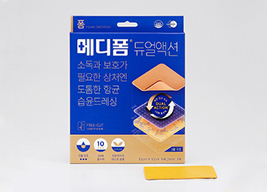 항균력 갖춘 습윤밴드 '메디폼 듀얼액션' 출시